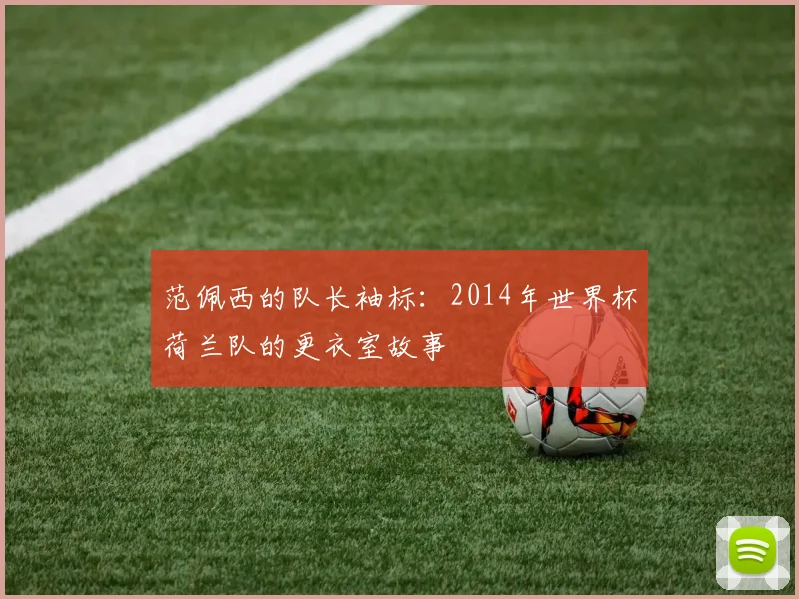 范佩西的队长袖标:2014年世界杯荷兰队的更衣室故事