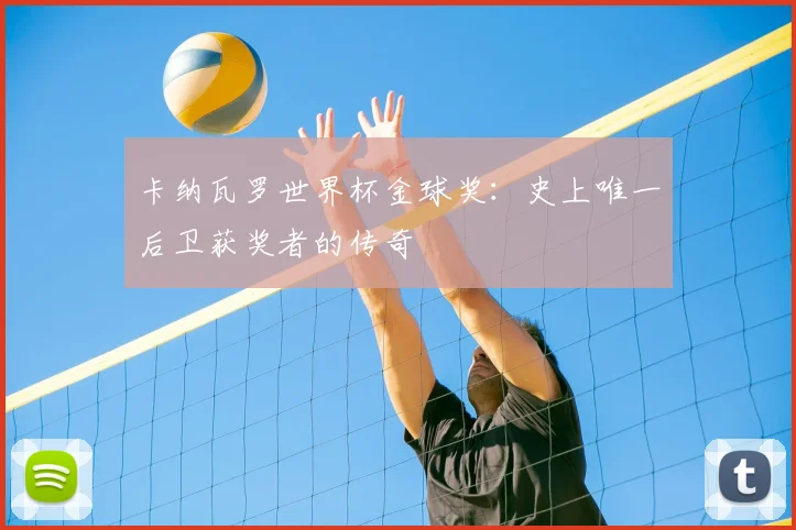 卡纳瓦罗世界杯金球奖：史上唯一后卫获奖者的传奇